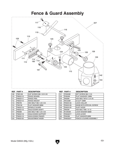 Part Diagram for G9933