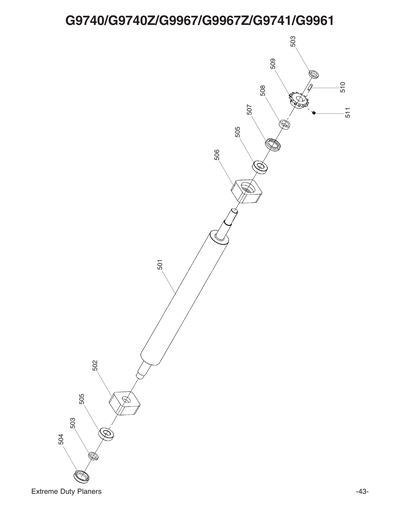 Part Diagram for G9967