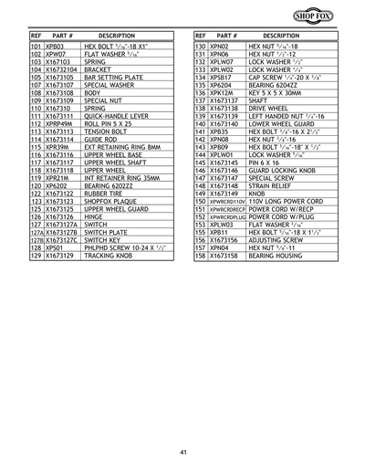 Part Diagram for G9971