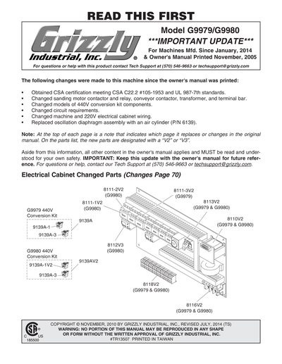 Part Diagram for G9980