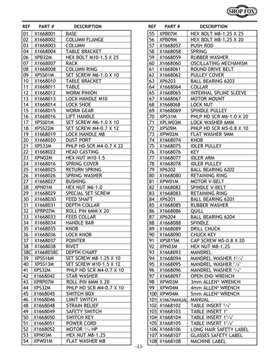 Part Diagram for H0626