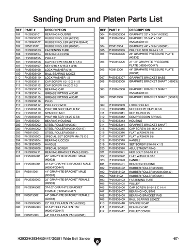 Part Diagram for H2933