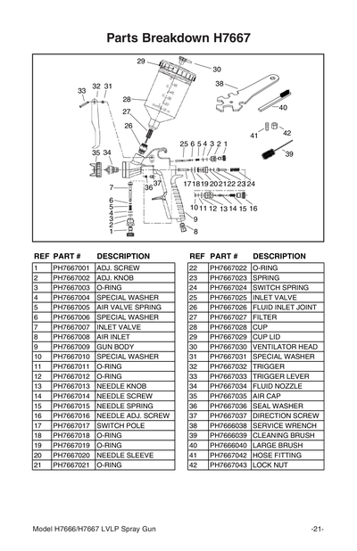 Part Diagram for H7667