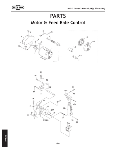Part Diagram for M1013