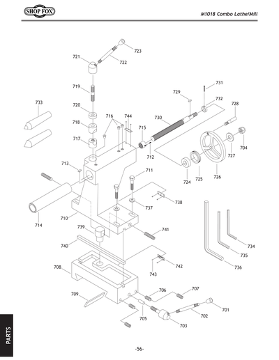 Part Diagram for M1018