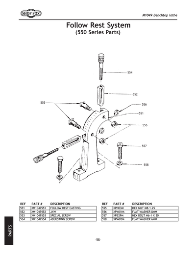 Part Diagram for M1049