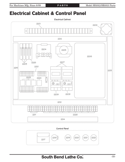 Part Diagram for SB1012