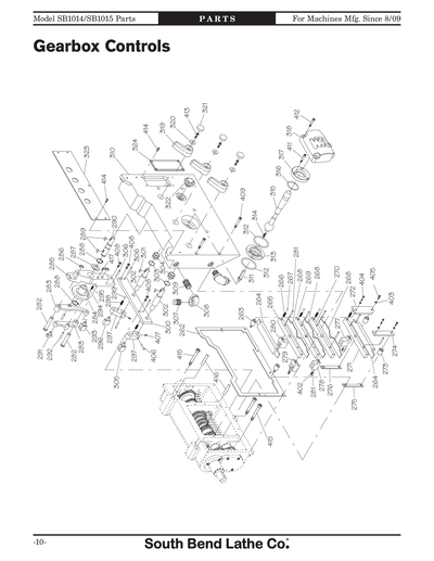 Part Diagram for SB1015