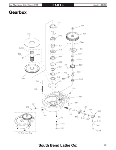 Part Diagram for SB1028F