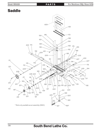 Part Diagram for SB1029