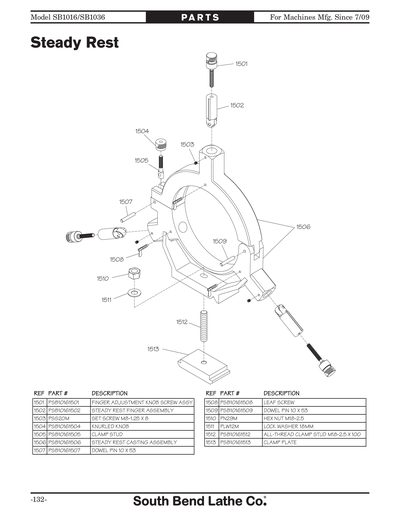 Part Diagram for SB1036