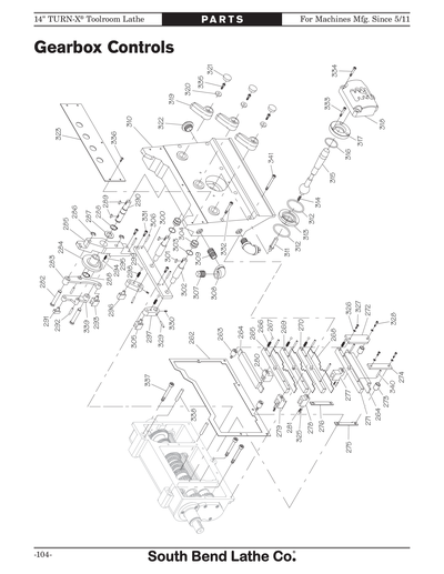 Parts for SB1039F 14