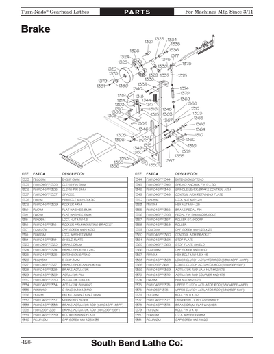 Part Diagram for SB1058F