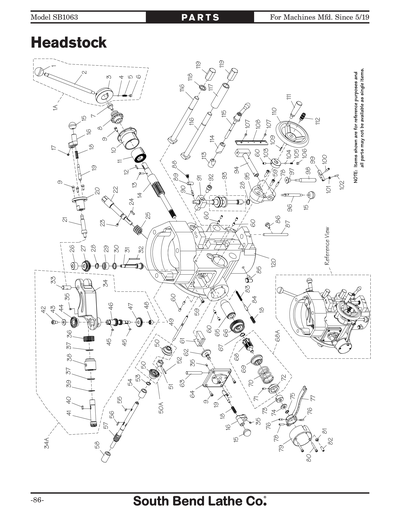 Part Diagram for SB1063