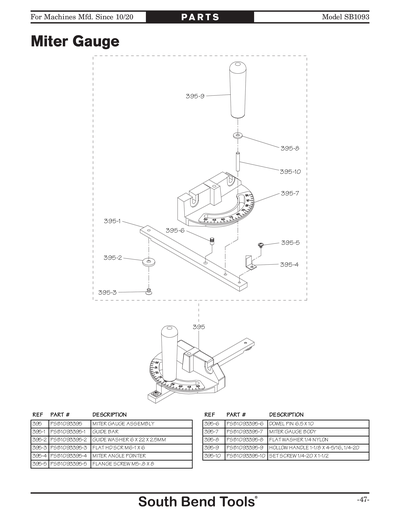 Part Diagram for SB1093