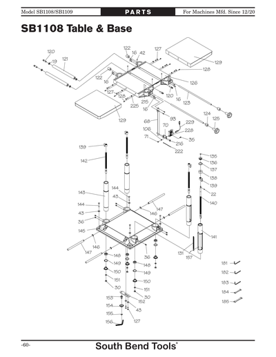 Part Diagram for SB1108