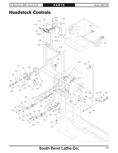 Part Diagram for SB1114F