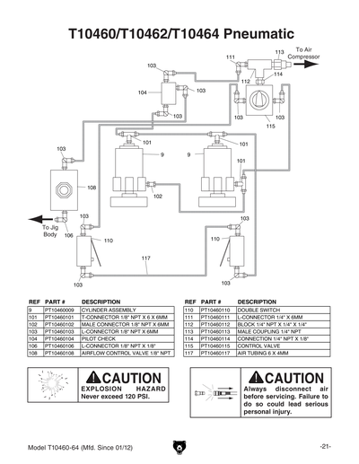 Part Diagram for T10464
