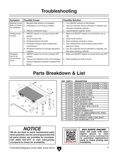 Part Diagram for T1229