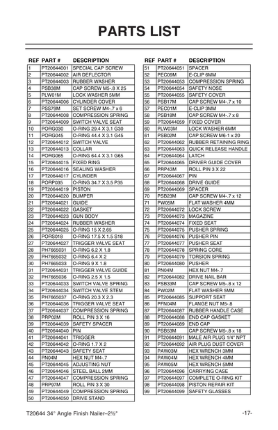 Part Diagram for T20644