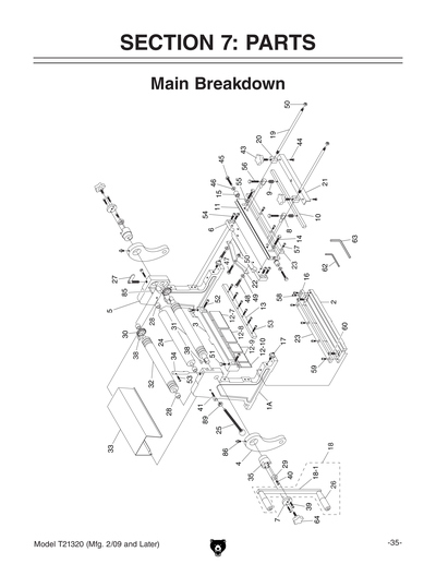 Part Diagram for T21320