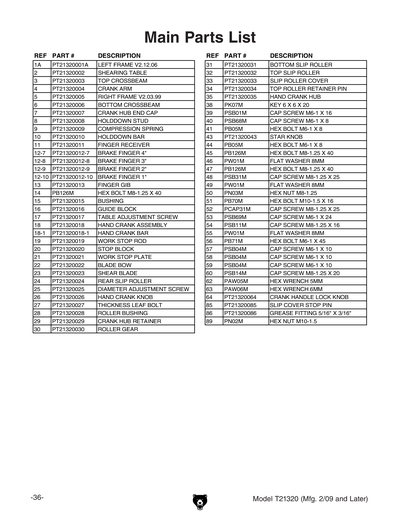 Part Diagram for T21320