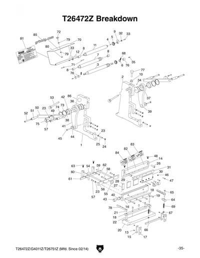 Part Diagram for T26472Z