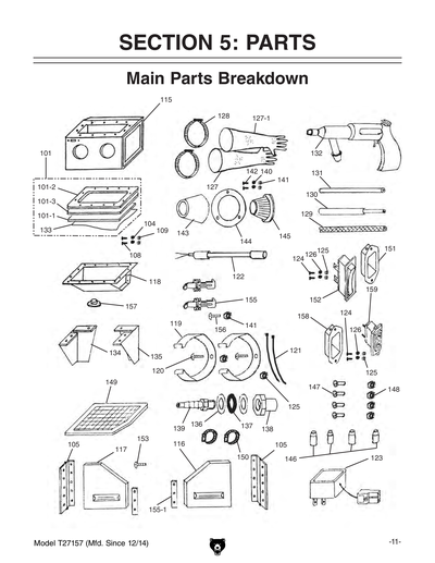 Part Diagram for T27157