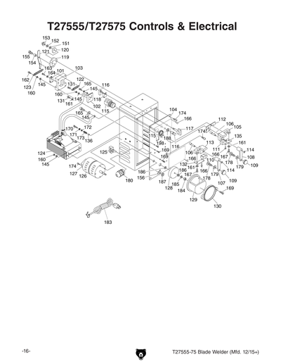 Part Diagram for T27555
