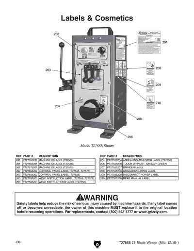 Part Diagram for T27575