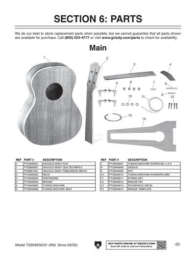 Part Diagram for T33949