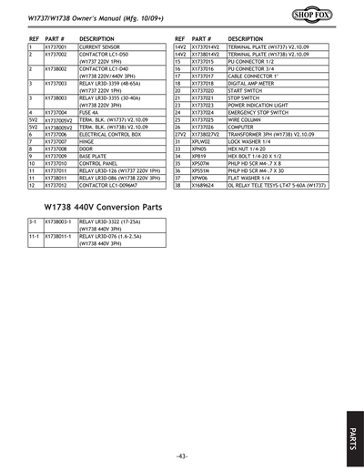 Part Diagram for W1737