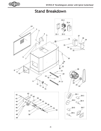 Part Diagram for W1741S