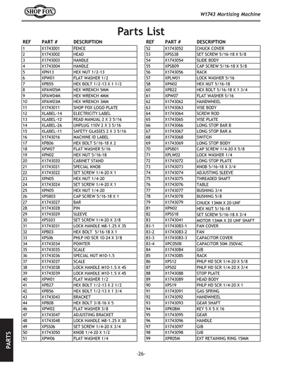 Part Diagram for W1743