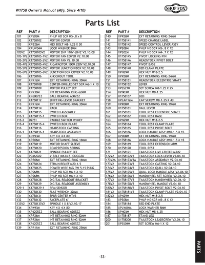 Part Diagram for W1758