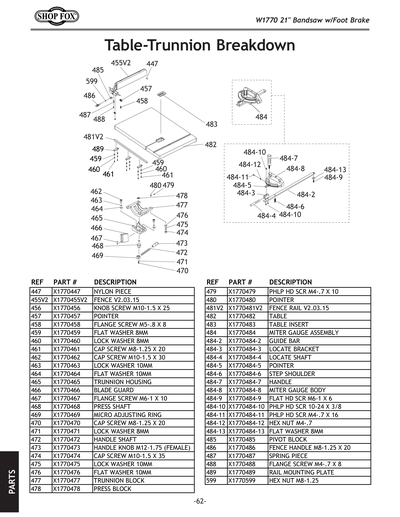 Part Diagram for W1770