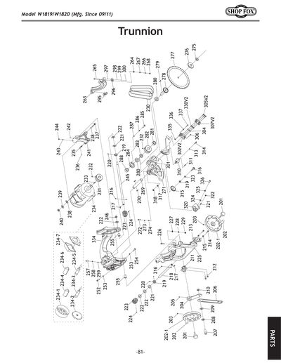 Part Diagram for W1820