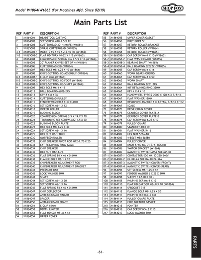 Part Diagram for W1865