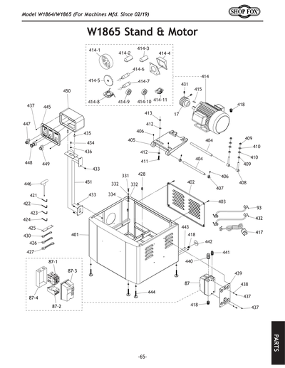 Part Diagram for W1865