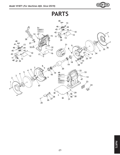 Part Diagram for W1871
