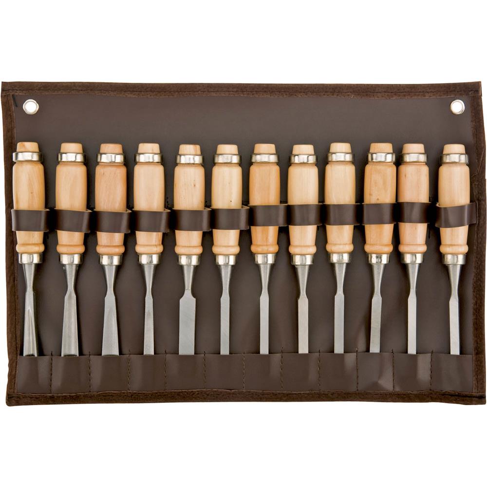 Steelex D2227 - 12 pc. Carving Chisel Set - Grizzly Industrial, Inc.