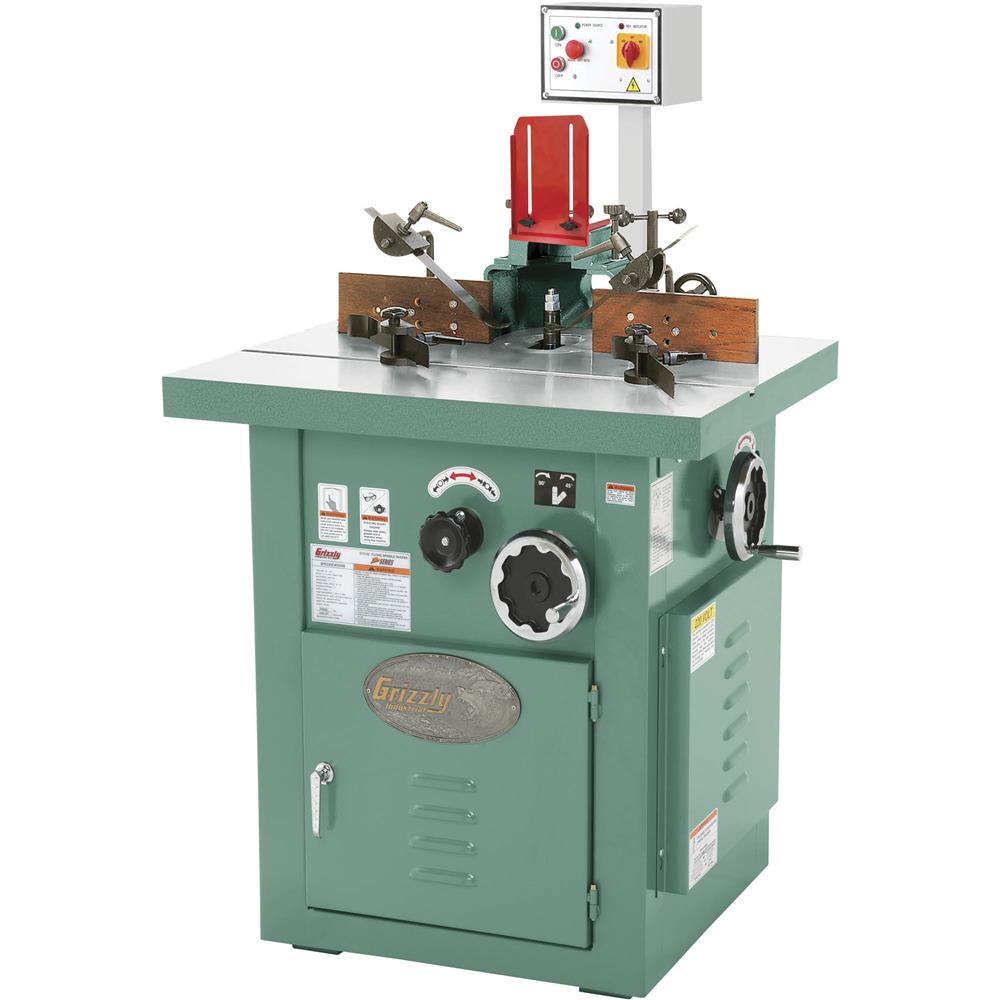 Grizzly G5913Z - 5 HP Professional Tilting Spindle Shaper - Z