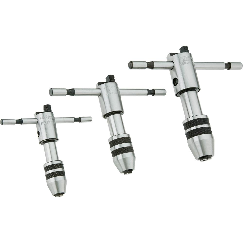 Grizzly H2725 - Ratchet T-Handle Tap Wrench - Set - Grizzly