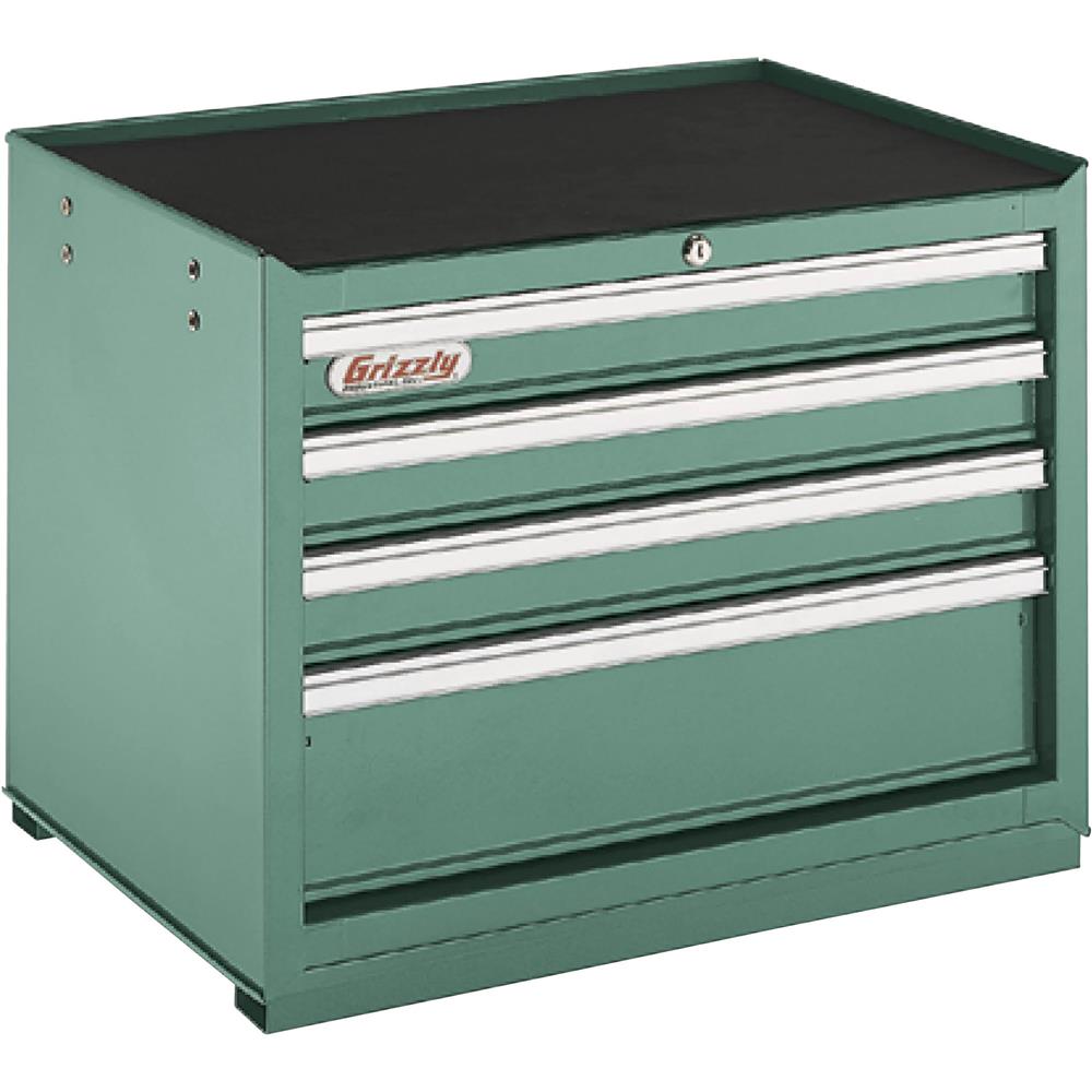 Grizzly H5651 - 4-Drawer Full-Depth Tool Chest - Grizzly