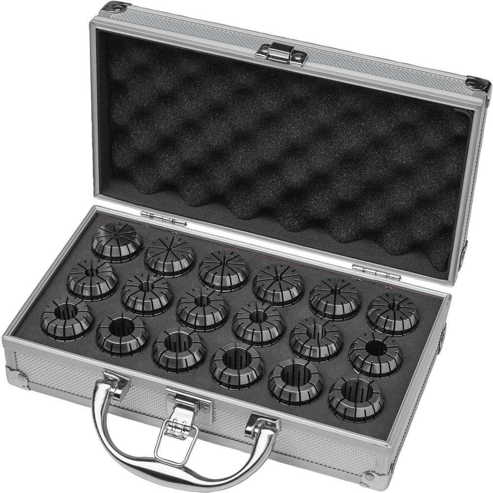 Grizzly T32837 - ER32 Spring Collet, 18 Pc. Set - Grizzly