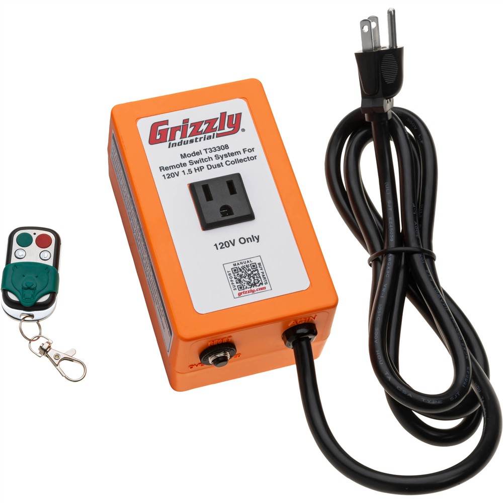 120V Dust Collection Remote Grizzly Industrial