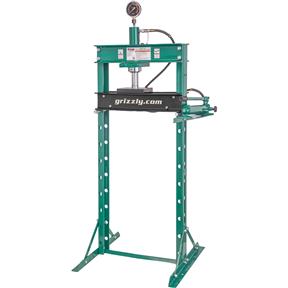 Grizzly T34347 - 20-Ton Hydraulic Shop Press - Grizzly Industrial
