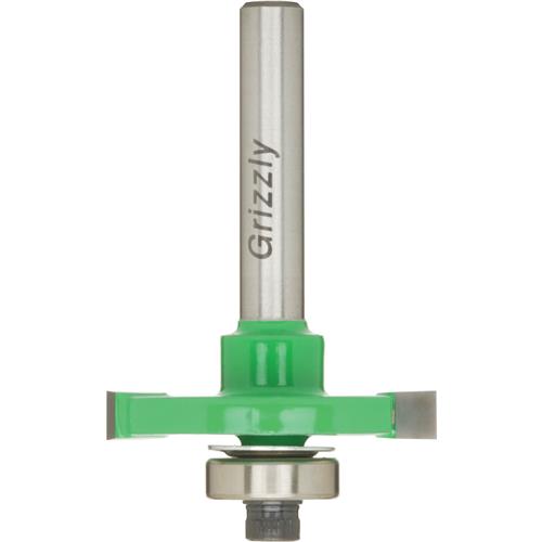 Image for Grizzly C1046 - 3/16" Anti-Kickback Rabbeting Bit, 1/4" Shank
