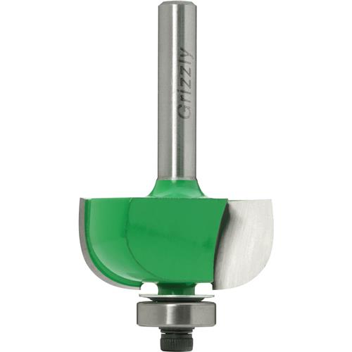 Image for Grizzly C1143 - Cove Bit, 1/4" Shank, 3/8" Radius