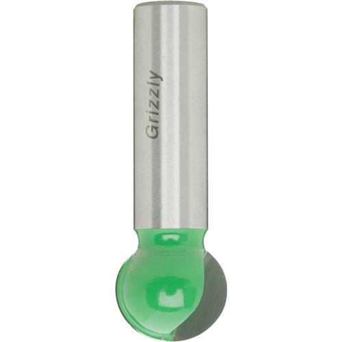 Image for Grizzly C1281 - Radius Bit, 1/2" Shank, 3/8" Radius